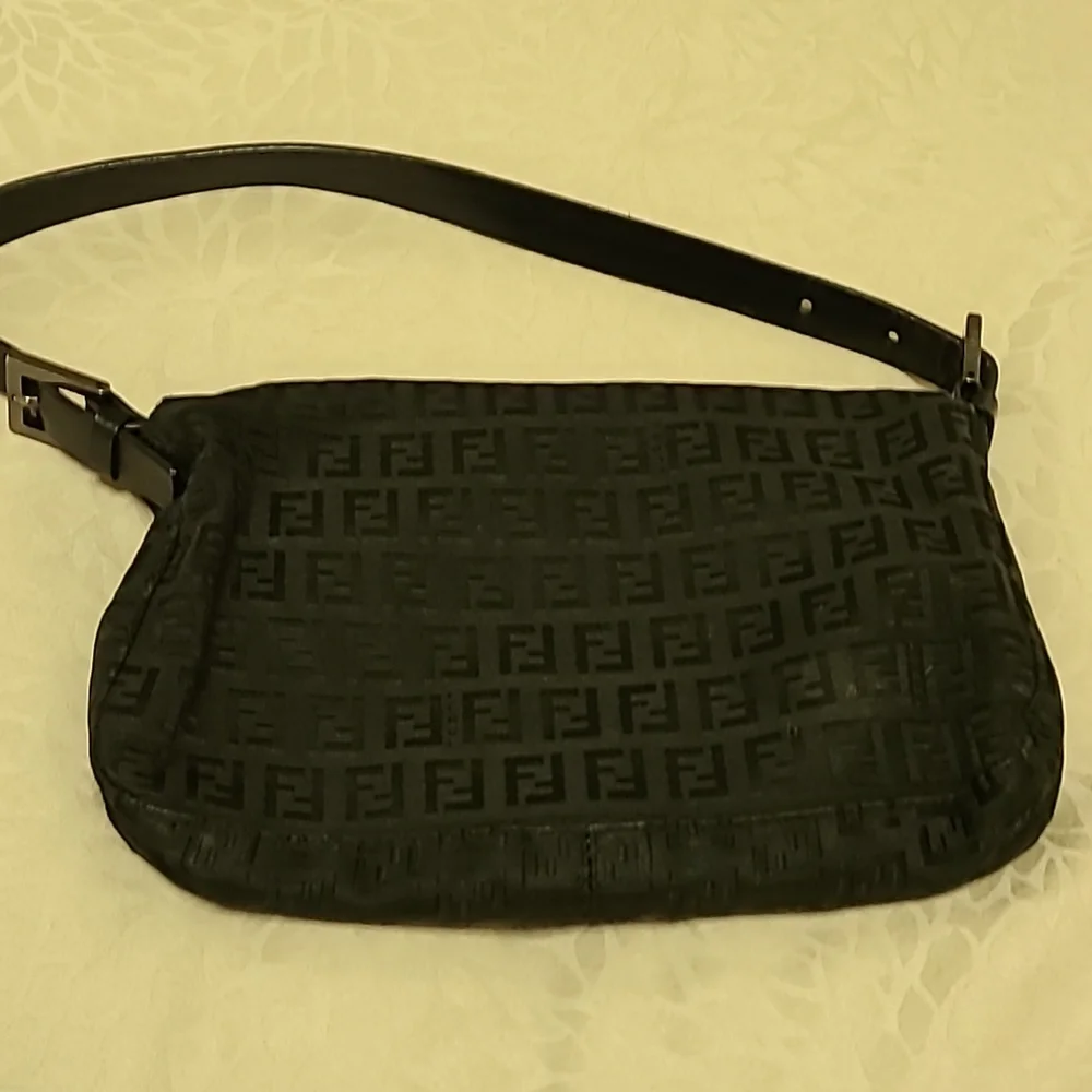 GC - Fendi Zucchino mini Mama Baguette - Picture 4 of 17